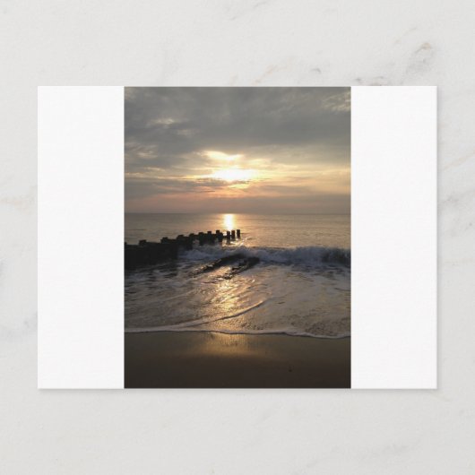 Pier sunrise briefkaart (Voorkant)