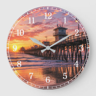 Pier Wall Clock — Coastal Landscape Design Grote Klok
