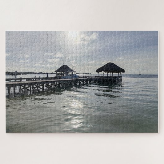 Pier with Palapas Legpuzzel (Horizontaal)