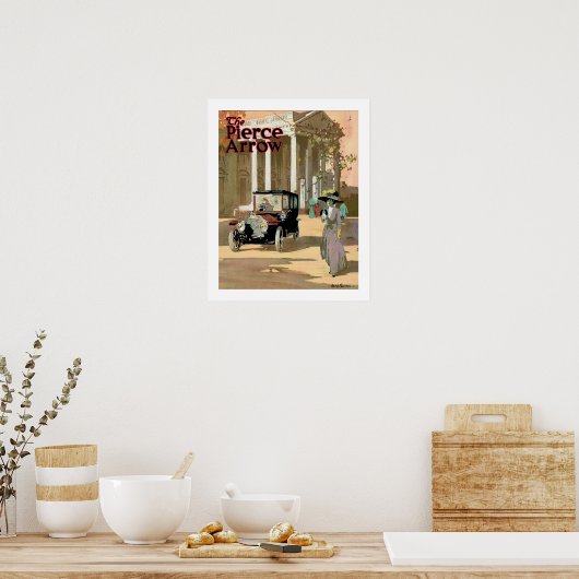Pierce Arrow Automobile en  Art Poster (Keuken)