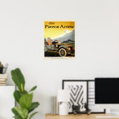 Pierce-Arrow Vintage Car Advertisement Poster (Thuiskantoor)