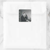 Pierce Egan, gegraveerd door Charles Turner Vierkante Sticker (Tas)