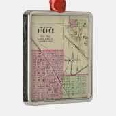 Pierce, Nebraska Metalen Ornament (Rechts)