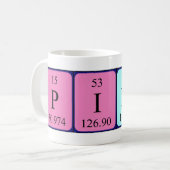 Pierce tasse de nom de table périodique (Devant gauche)