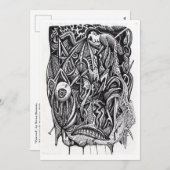 Pierced, van Brian Benson Flat Kaart (Voorkant / Achterkant)