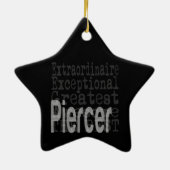 Piercer Extraordinaire Keramisch Ornament (Achterkant)