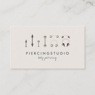 Piercing Sieraden Studio Navy Ivoor Visitekaartje