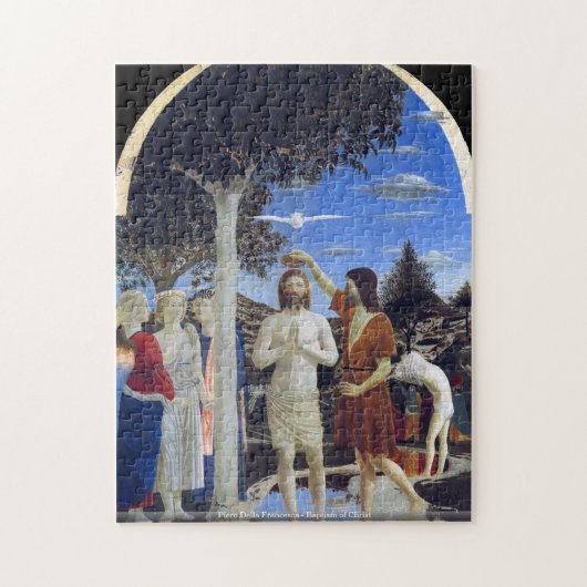 Piero Della Francesca - Baptisme van de puzzel (Verticaal)