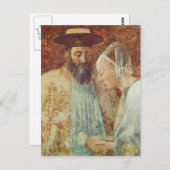 Piero Francesca Koning Solomon Briefkaart (Voorkant / Achterkant)