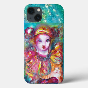 PIERO MET CAT Venetian Masquerade maskers iPhone 13 Hoesje