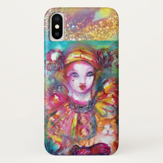 PIERO MET CAT Venetian Masquerade maskers Case-Mate iPhone Case (Achterkant)