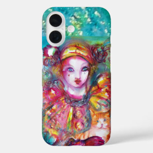 PIERO MET CAT Venetian Masquerade maskers iPhone 16 Hoesje
