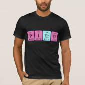 Piero periodiek table name shirt (Voorkant)