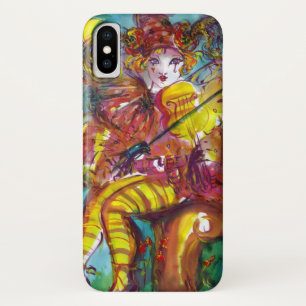 PIERO SPEELT VIOLIN / Venetiaanse carnavalnacht iPhone X Hoesje