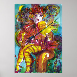 PIERO/Venetië Carnival Night Poster