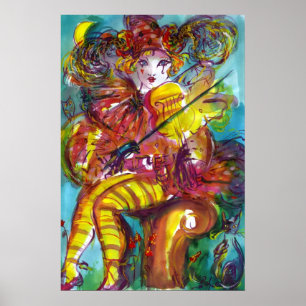 PIERO/Venetië Carnival Night Poster