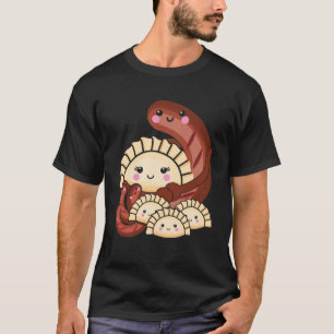 Pierogi en Kielbasa Polen Traditionele Food Pun P T-shirt