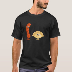Pierogi en kielbasa Pools eten Polska T-shirt