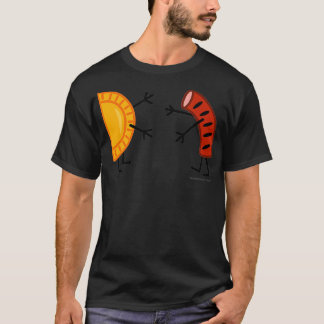 Pierogi en Kielbasa Poolse levensmiddelen - Funny  T-shirt