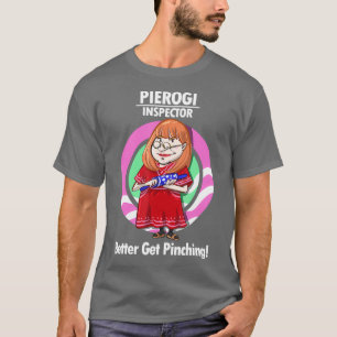 Pierogi Inspector T Funny Xmas Dinner Gift Kinder T-shirt
