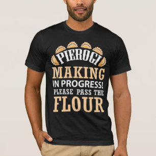 Pierogi Maker pools Foodie Poland Food T-shirt