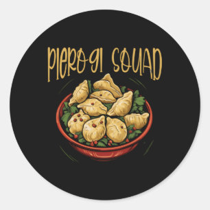 Pierogi Maker Poolse Pierogies Polen Pierogi Cutt Ronde Sticker