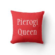"Pierogi Queen - Pierogi Power" Sierkussen