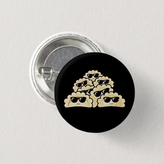 Pierogi Squad, Pierogi Lover, Pierogies Pools Ronde Button 3,2 Cm (Voorkant /achterkant)