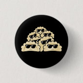 Pierogi Squad, Pierogi Lover, Pierogies Pools Ronde Button 3,2 Cm (Voorkant)