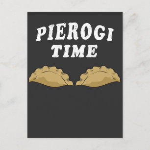 Pierogi Time Pierogi Makers Gift Poland Foodie Briefkaart
