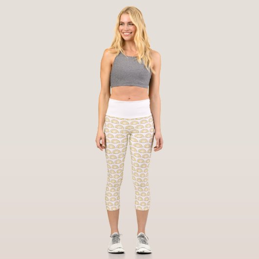 Pierogi Yoga Capri Leggings (Recto)