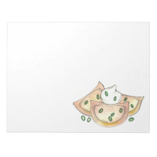 Pierogies Poland Dumplings Pierogi Food Notitieblok