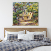Pierre A Renoir | Boerderij bij Les Collettes Canvas Afdruk (Insitu (Slaapkamer))
