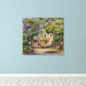 Pierre A Renoir | Boerderij bij Les Collettes Canvas Afdruk (Insitu (Houten vloer))