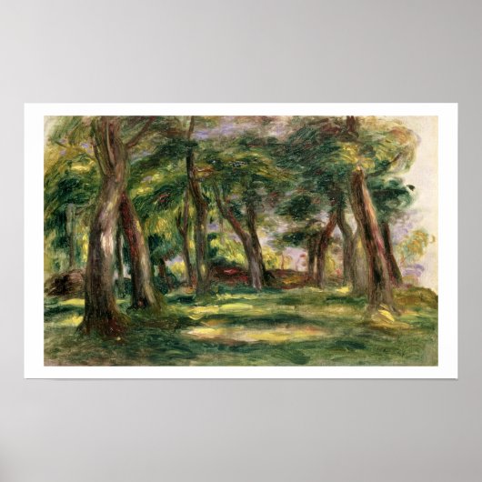 Pierre A Renoir | Bomen Poster (Voorkant)