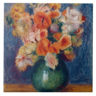 Pierre A Renoir Bouquet Tegeltje