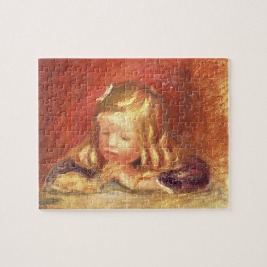 Pierre A Renoir | Coco bij de tabel Legpuzzel (Horizontaal)