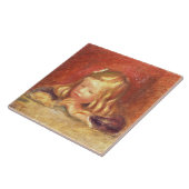 Pierre A Renoir | Coco bij de tabel Tegeltje (Zijkant)