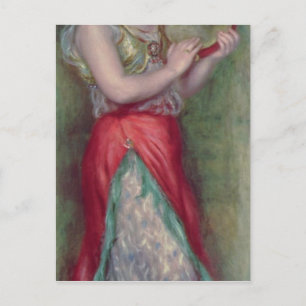 Pierre A Renoir   Dancing Girl with Tambourine Briefkaart