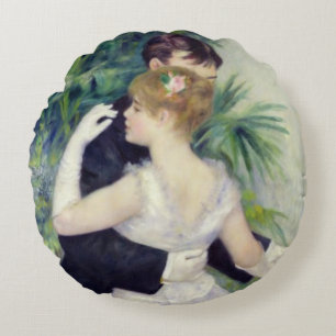 Pierre A Renoir Dans in de stad Rond Kussen