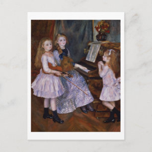 Pierre A Renoir Daughters of Catulle Mendes Briefkaart