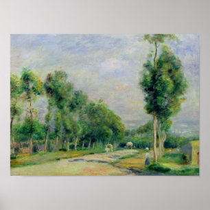 Pierre A Renoir De weg naar Versailles Poster