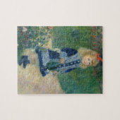 Pierre A Renoir | Een meisje met een drinkwatervoo Legpuzzel (Horizontaal)