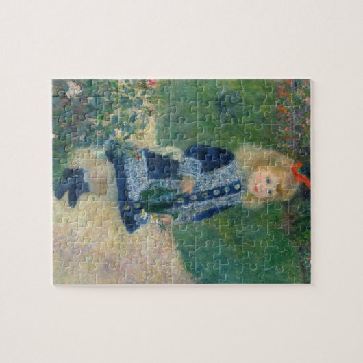 Pierre A Renoir | Een meisje met een drinkwatervoo Legpuzzel (Horizontaal)