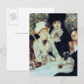 Pierre A Renoir | Einde van de lunch Briefkaart (Voorkant / Achterkant)