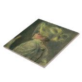 Pierre A Renoir | Het witte Pet Tegeltje (Zijkant)