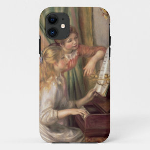 Pierre A Renoir   Jonge meisjes in de Piano iPhone 11 Hoesje