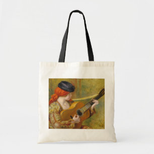Pierre A Renoir Jonge Spaanse vrouw met gitaar Tote Bag