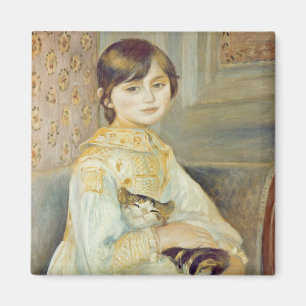 Pierre A Renoir Julie Manet met Cat Magneet