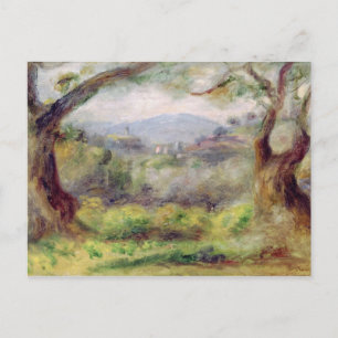 Pierre A Renoir   Landschap in Les Collettes Briefkaart